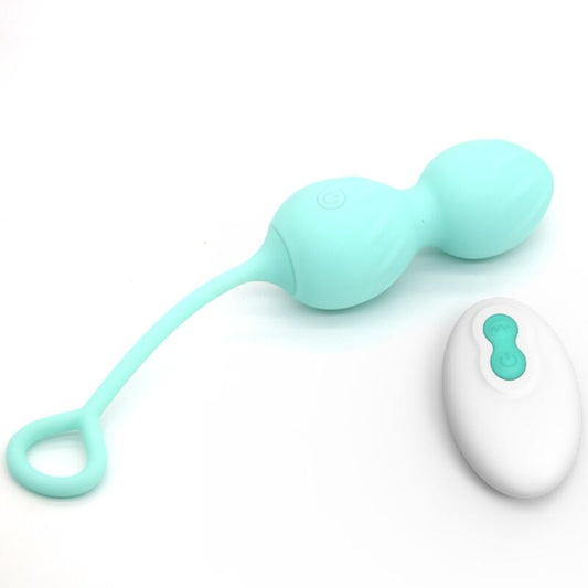 ARMONY - BLOSSOMS VAGINAL DUMBBELL VIBRATION REMOTE CONTROL 10 VIBRATIONS GREEN - 1