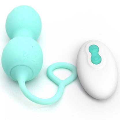 ARMONY - BLOSSOMS VAGINAL DUMBBELL VIBRATION REMOTE CONTROL 10 VIBRATIONS GREEN - 2