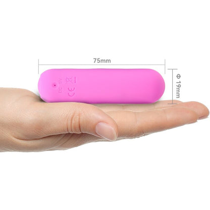 ARMONY - SPLASH HAHA VIBRATOR BULLET SILICONE 10 VIBRATIONS 75 X 19 CM PINK - 1