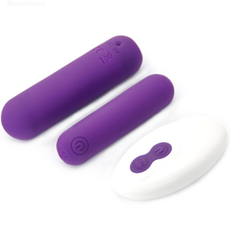 ARMONY - SPLASH JOLINE VIBRATOR BULLET SILICONE REMOTE CONTROL 10 VIBRATIONS 6.5 X 1.5 CM PURPLE - 2
