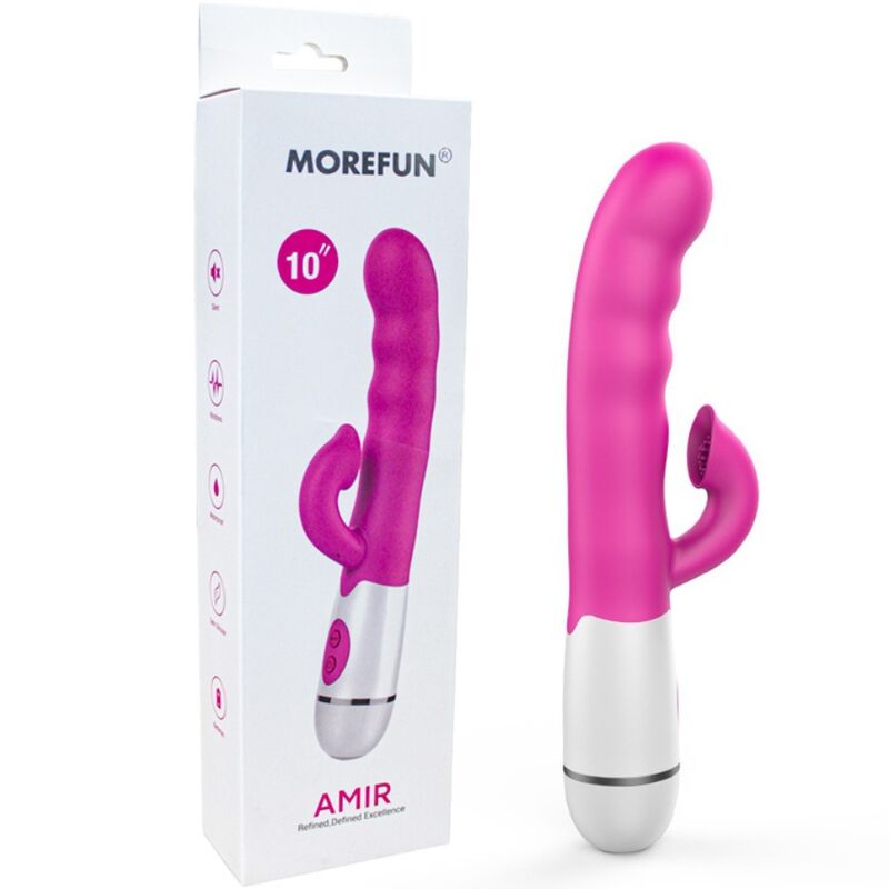 ARMONY - AMIR MULTIFUNCTIONAL VIBRATOR WITH STIMULATING TONGUE 16 SPEED PINK