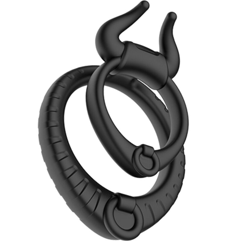 ARMONY - BULL'S PASION RING BLACK - 6