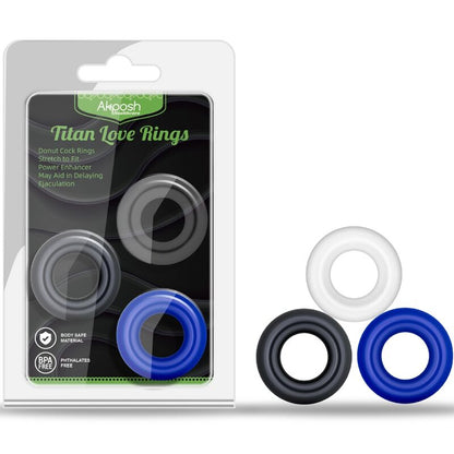 ARMONY - TITAN LOVE DONUT RING MULTIPLE COLORS - 1