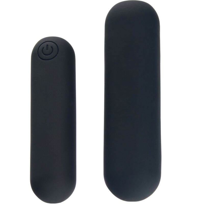 ARMONY - SPLASH HAHA VIBRATOR BULLET SILICONE 10 VIBRATIONS 75 X 19 CM BLACK - 2
