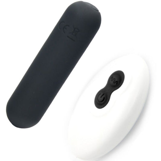 ARMONY - SPLASH JOLINE VIBRATEUR BULLET SILICONE TÉLÉCOMMANDE 10 VIBRATIONS 65 X 15 CM NOIR