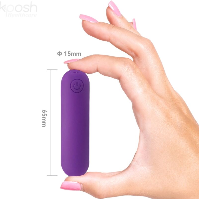 ARMONY - SPLASH JOLINE VIBRATOR BULLET SILICONE REMOTE CONTROL 10 VIBRATIONS 6.5 X 1.5 CM PURPLE - 4