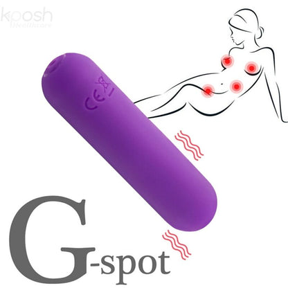 ARMONY - SPLASH JOLINE SILICONE BULLET VIBRATOR REMOTE CONTROL 10 VIBRATIONS 6.5 X 1.5 CM PURPLE