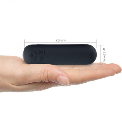 ARMONY - SPLASH JOIE SILICONE BULLET VIBRATOR REMOTE CONTROL 10 VIBRATIONS 75 X 19 CM BLACK