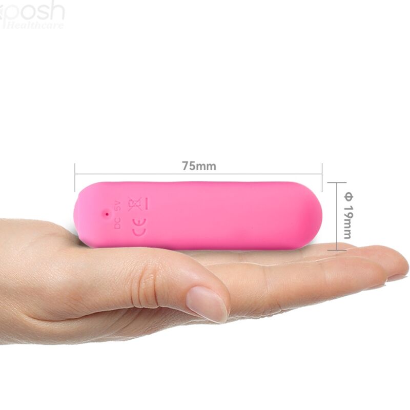 ARMONY - SPLASH JOIE REMOTE CONTROL SILICONE BULLET VIBRATOR 10 VIBRATIONS 75 X 19 CM PINK