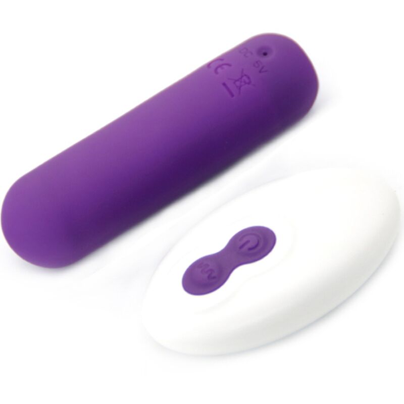 ARMONY - SPLASH JOIE REMOTE CONTROL SILICONE BULLET VIBRATOR 10 VIBRATIONS 75 X 19 CM PURPLE