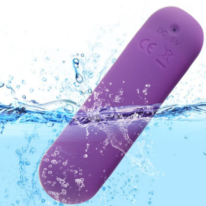 ARMONY - SPLASH JOIE REMOTE CONTROL SILICONE BULLET VIBRATOR 10 VIBRATIONS 75 X 19 CM PURPLE
