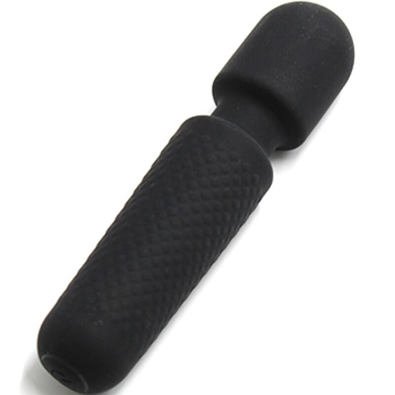 ARMONY - YOUR MAGIC MASSAGER & VIBRATOR RECHARGEABLE 10 VIBRATIONS WAND DOTS BLACK - 4
