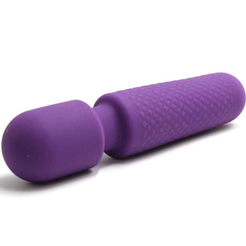 ARMONY - YOUR MAGIC MASSAGER & VIBRATOR RECHARGEABLE 10 VIBRATIONS WAND DOTS PURPLE - 4