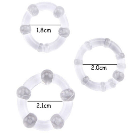 ARMONY - TITAN LOVE RING WITH FLESH BEADS