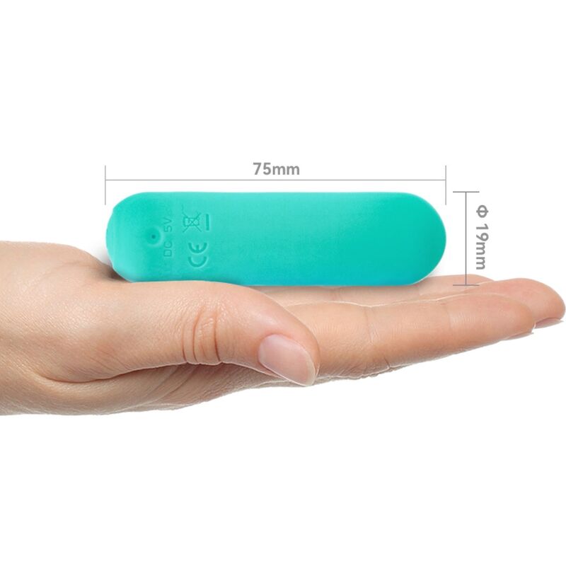 ARMONY - SPLASH HAHA VIBRATOR BULLET SILICONE 10 VIBRATIONS 75 X 19 CM GREEN - 4