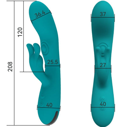 ARMONY - DANCING BUNNY VIBRATOR RABBIT 10 SPEEDS GREEN - 3