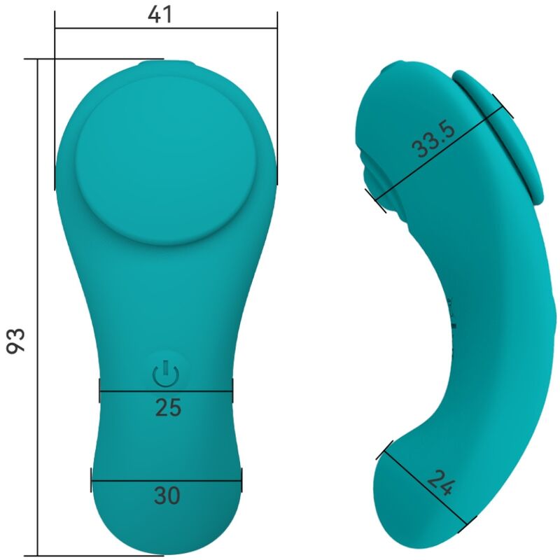 ARMONY - PLEASURE PANTY VIBRATOR REMOTE CONTROL 3 SPEEDS GREEN - 6