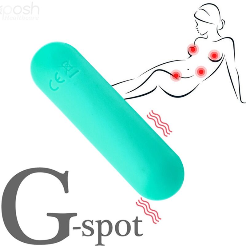ARMONY - SPLASH JOLINE VIBRATOR BULLET SILICONE REMOTE CONTROL 10 VIBRATIONS 65 X 15 CM GREEN - 2