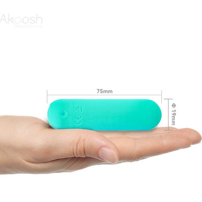 ARMONY - SPLASH JOIE REMOTE CONTROL SILICONE BULLET VIBRATOR 10 VIBRATIONS 75 X 19 CM GREEN