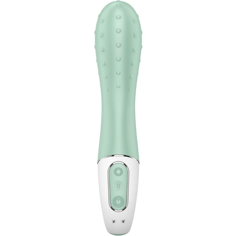SATISFYER - AIR PUMP VIBRATOR 3 INFLATABLE G POINT MINT - 4