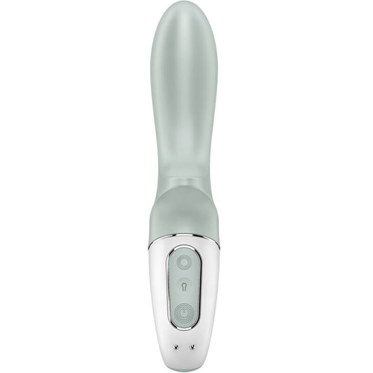 SATISFYER - AIR PUMP BOOTY 3 INFLATABLE ANAL VIBRATOR GREY GREEN
