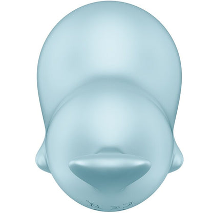 SATISFYER - SASSY SEAL STIMULATOR & VIBRATOR BLUE - 3