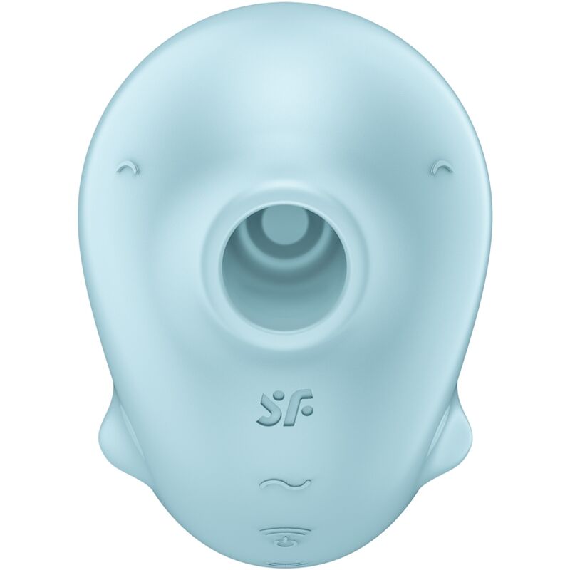 SATISFYER - SASSY SEAL STIMULATOR & VIBRATOR BLUE - 6
