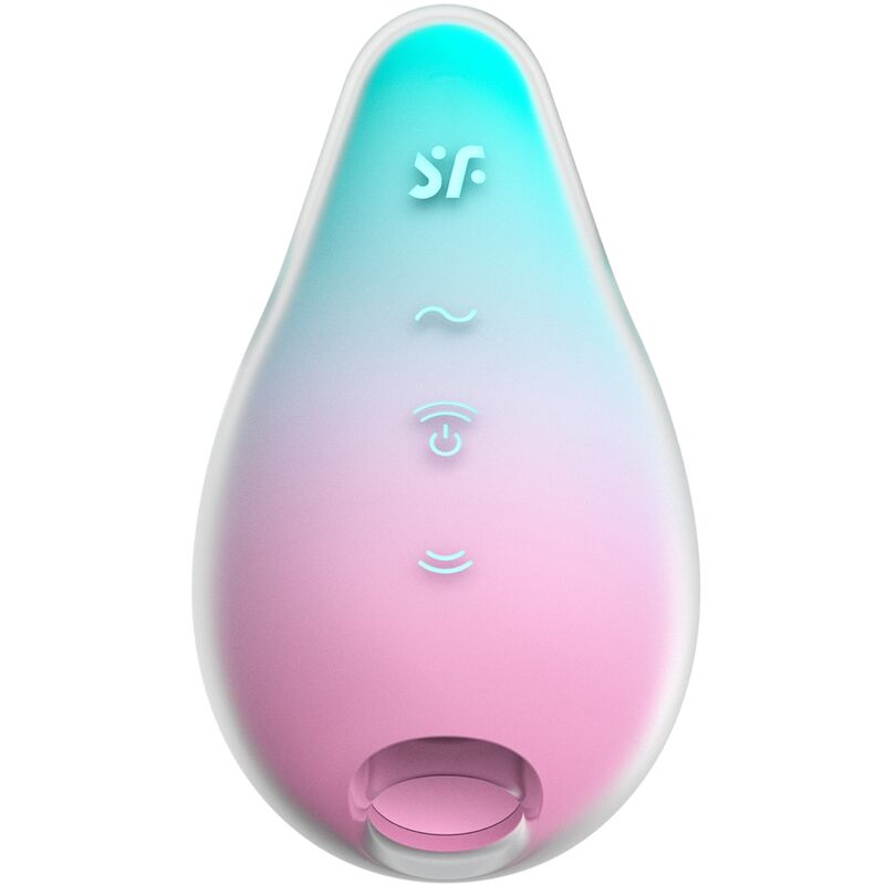 SATISFYER - MERMAID VIBES MINT AND PINK STIMULATOR AND VIBRATOR