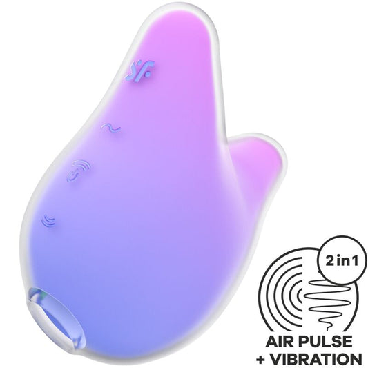 SATISFYER - MERMAID VIBES STIMULATOR & VIBRATOR VIOLET AND PINK - 1