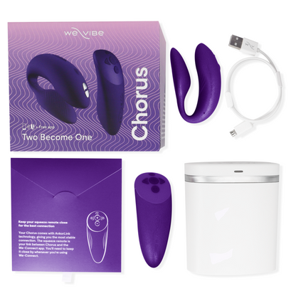 WE-VIBE - CHORUS VIBRATOR FOR COUPLES WITH LILAC SQUEEZE CONTROL - 5