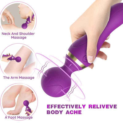 ARMONY - MASSAGGIATORE E VIBRATORE FREEZA TESTA SUPER FLESSIBILE NERA - Secretroomsexyshop