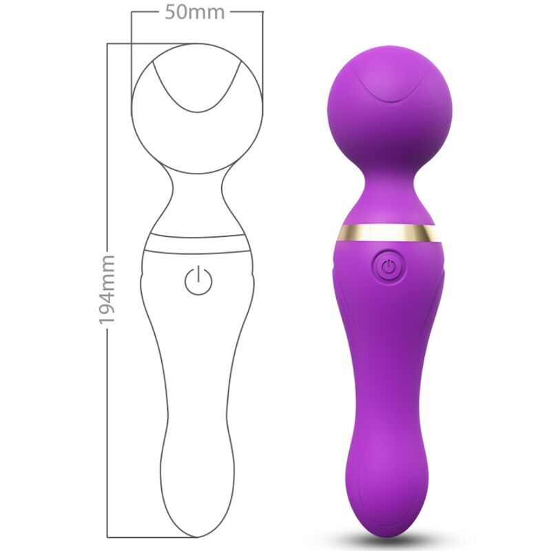 ARMONY - FREEZA MASSAGER & VIBRATOR SUPER FLEXIBLE HEAD PURPLE - 3