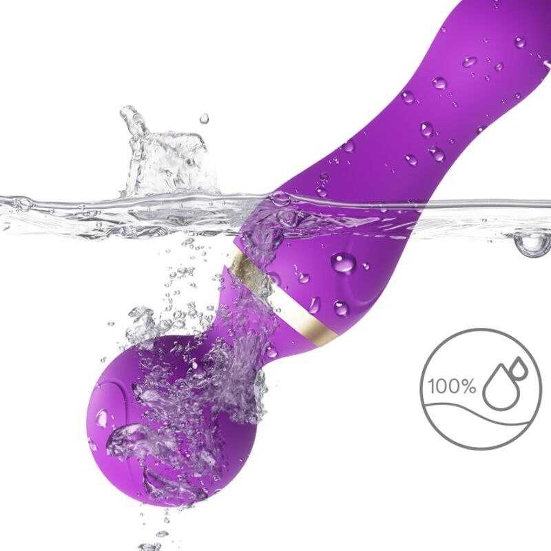 ARMONY - FREEZA MASSAGER & VIBRATOR SUPER FLEXIBLE HEAD PURPLE - 2