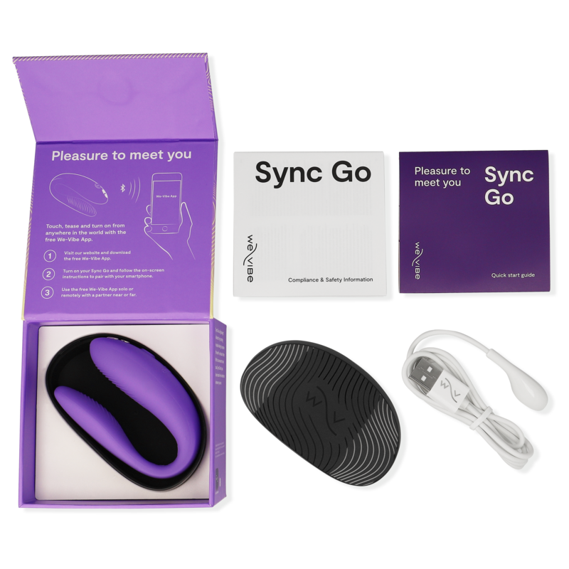 WE-VIBE - SYNC GO DUAL PURPLE STIMULATOR