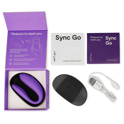 WE-VIBE - SYNC GO DUAL PURPLE STIMULATOR