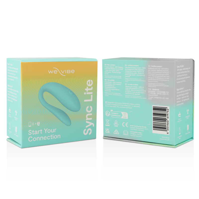 WE-VIBE - SYNC LITE CLITORIS STIMULATOR TURQUOISE - PINK - 9