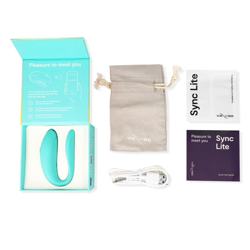 WE-VIBE - SYNC LITE CLITORIS STIMULATOR TURQUOISE - PINK - 7