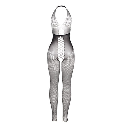 SUBBLIME - 951832 BODYSTOCKING WITH OPEN BACK AND CROSS DETAILS BLACK ONE SIZE - 4
