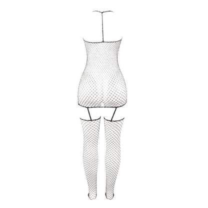 SUBBLIME - 951955 GLOSSY MESH BODYSTOCKING ONE SIZE FITS ALL