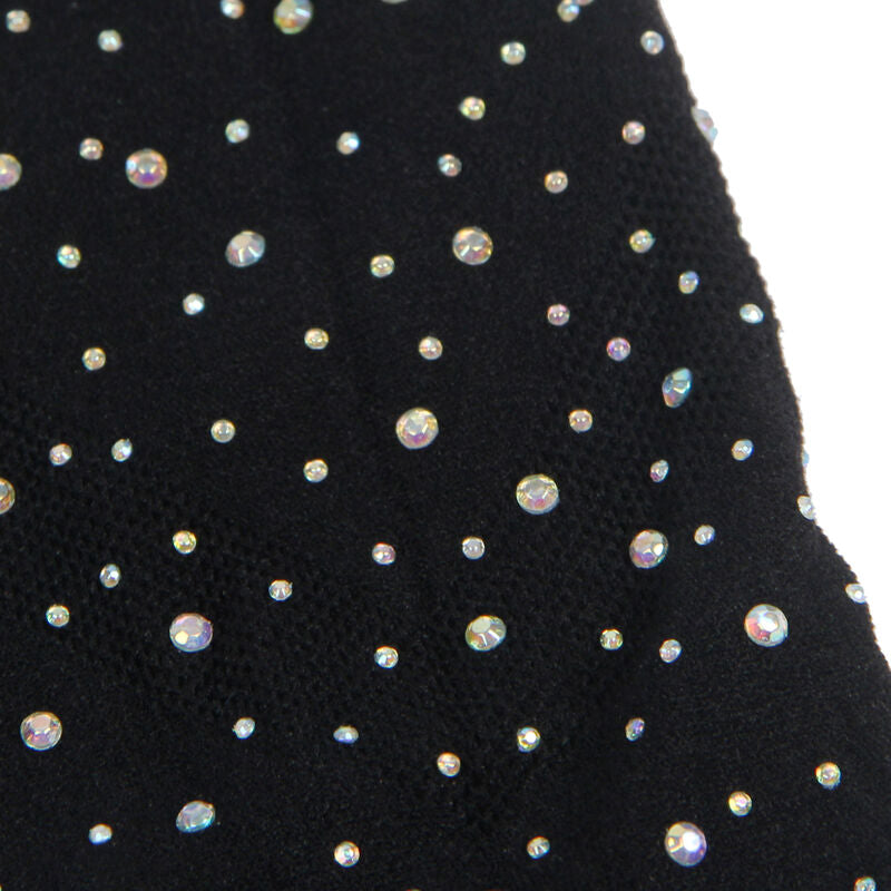 SUBBLIME - 952198 FISHNET DRESS WITH BRILLIANT DIAMONDS BLACK ONE SIZE - 8