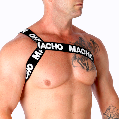 MACHO - ROMAN HARNESS PRIDE L/XL - L/XL / RED - 31