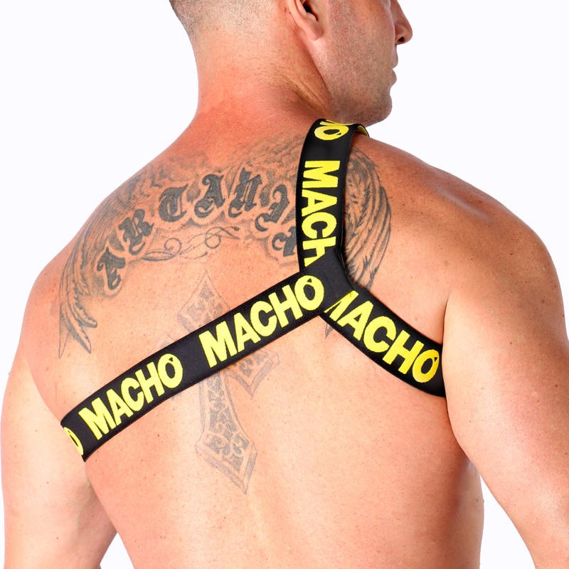 MACHO - ROMAN HARNESS PRIDE L/XL - L/XL / YELLOW - 23