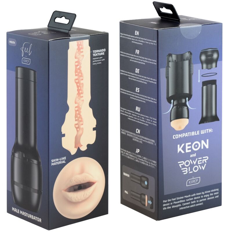 KIIROO - FEEL KIIROO MOUTH MASTURBATOR - 6