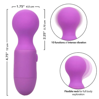 CALEXOTICS - FIRST TIME RECHARGEABLE MASSAGER 10 VIBRATIONS PURPLE - 5