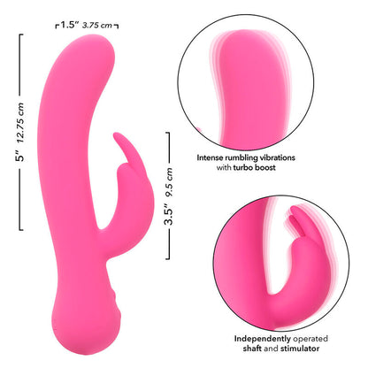 CALEXOTICS - FIRST TIME RECHARGEABLE RABBIT VIBRATOR PINK