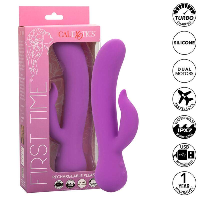 CALEXOTICS - FIRST TIME RECHARGEABLE PLEASER VIBRATOR PURPLE