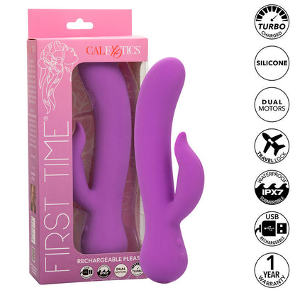 CALEXOTICS - FIRST TIME RECHARGEABLE PLEASER VIBRATOR PURPLE