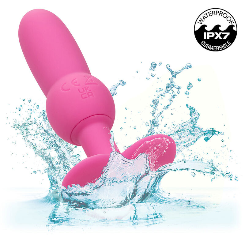 CALEXOTICS - FIRST TIME ANAL PLUG PROBE BEADS 10 VIBRATIONS PINK