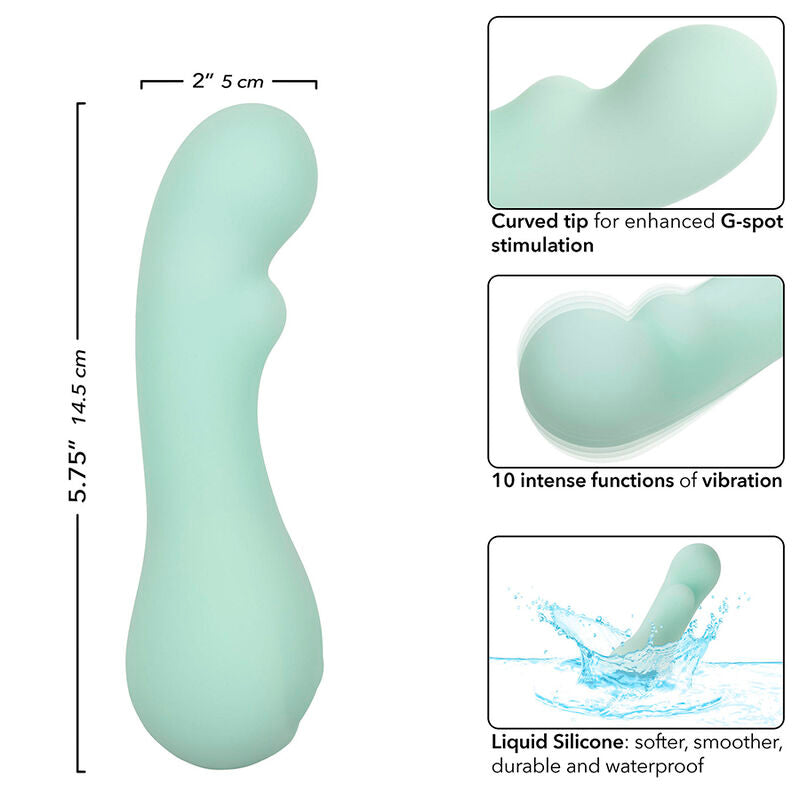 CALEXOTICS - PACIFICA BORA BORA ESTIMULATOR G SPOT 10 VIBRATIONS AQUA - 3