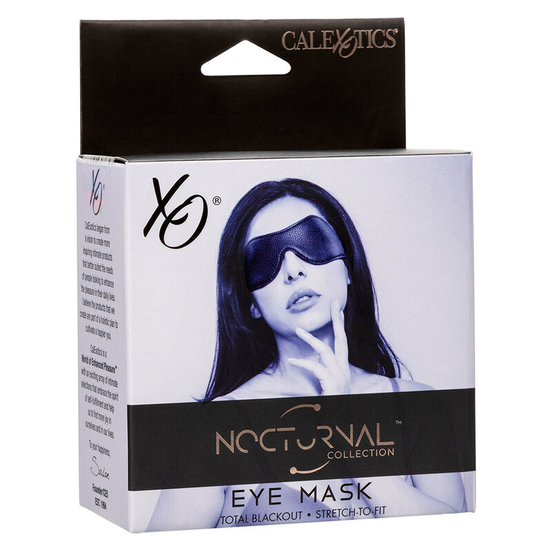 CALEXOTICS - NOCTURNAL EYE MASK PVC LEATHER BLACK - 5